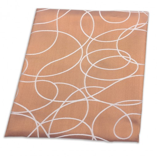 Mantel Merlot Naranja Revés 140cm x 140cm