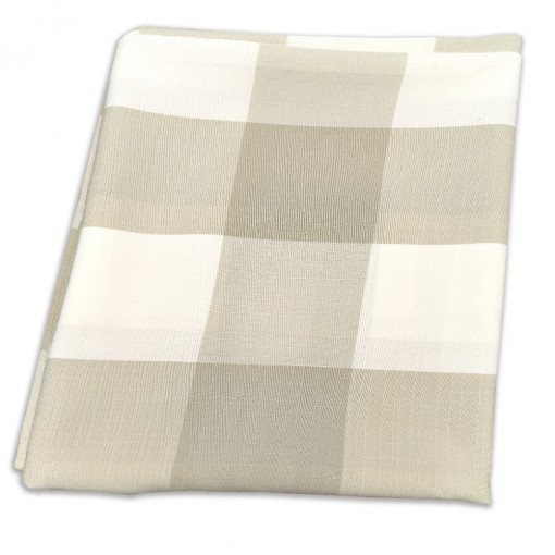 Mantel Cuadros Avellana 160cm x 160cm