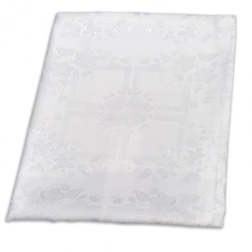 Mantel Jacquard Almería Blanco 150cm x 150cm