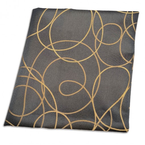 Mantel Merlot Negro/Marrón 140cm x 140cm