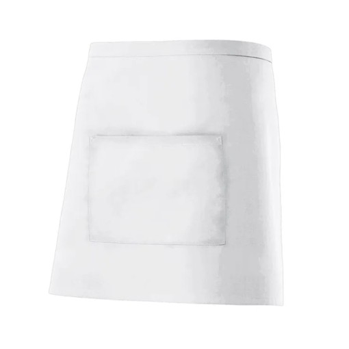 Delantal Blanco corto sin peto