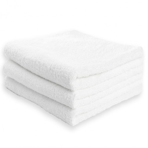 Toalla de baño blanca 100% algodón de 450 gr