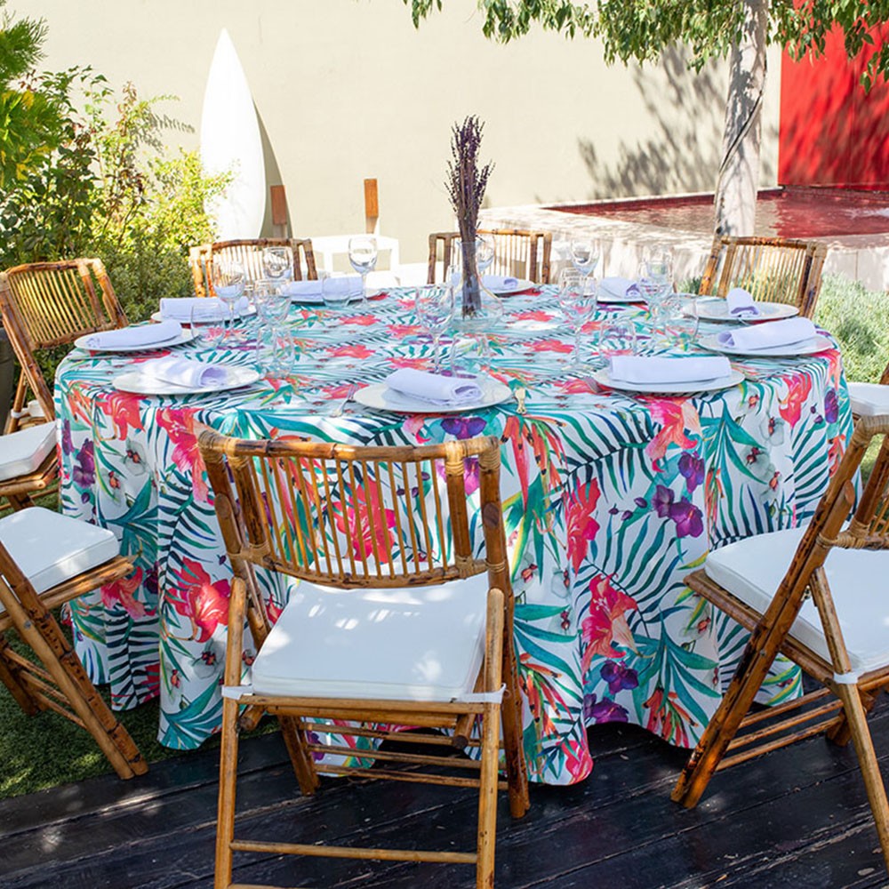 mantel estampado para hostelería