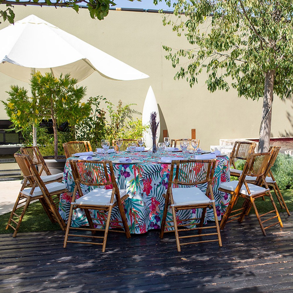 mantel estampado para hostelería