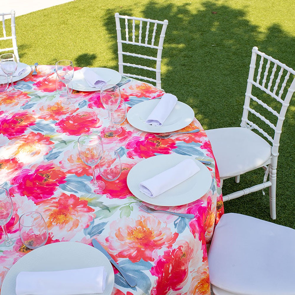 manteles estampados de restaurante