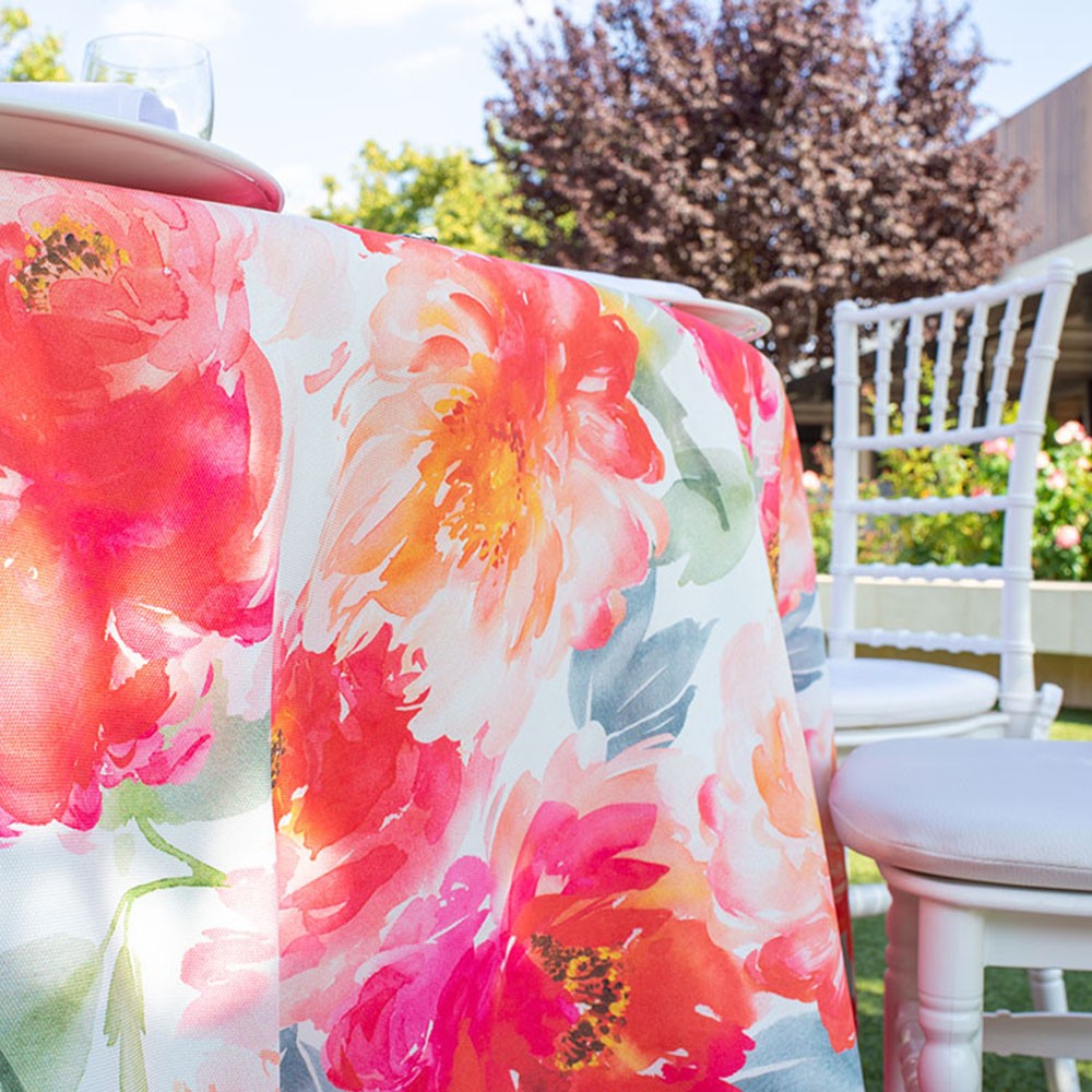 manteles estampados de restaurante