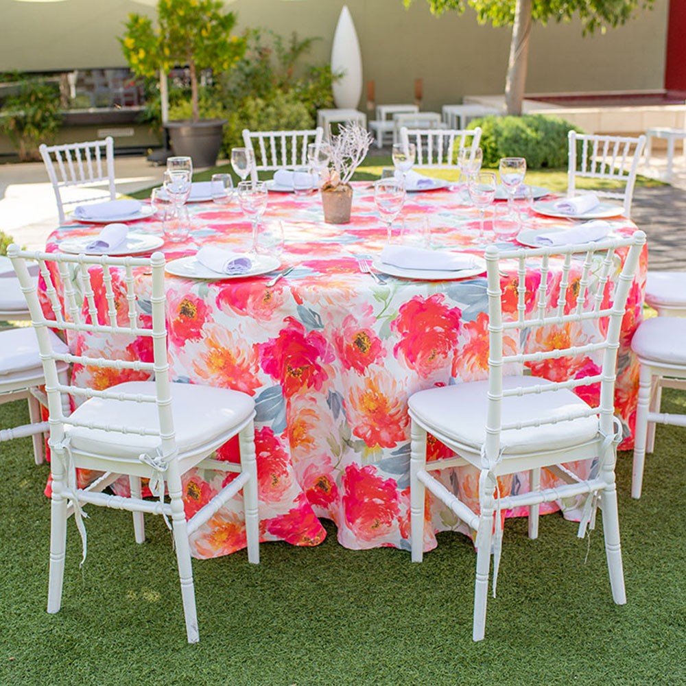 manteles estampados de restaurante