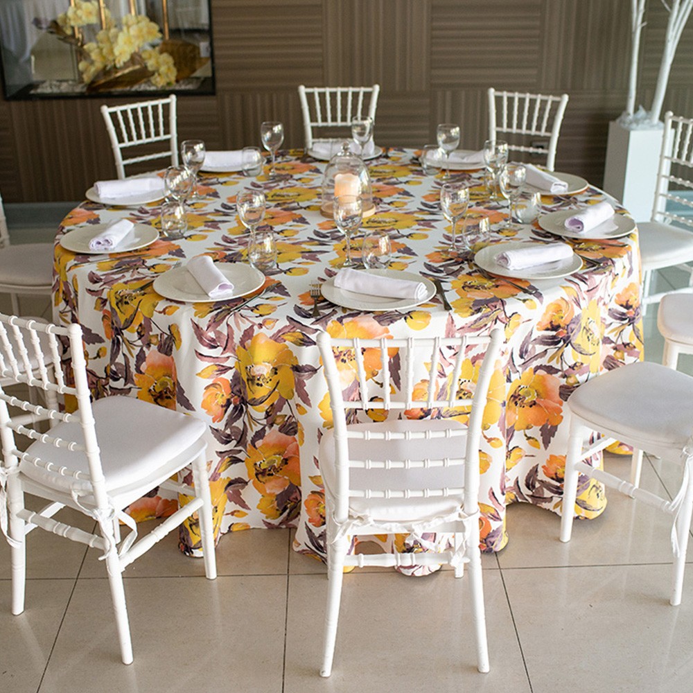 mantelería estampada para hostelería