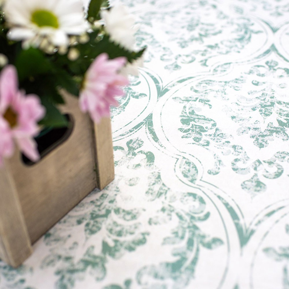 mantelería estampada de poliéster