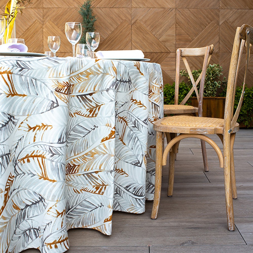 mantel de restaurante estampado