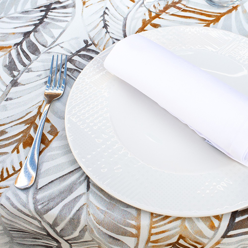 mantel de restaurante estampado