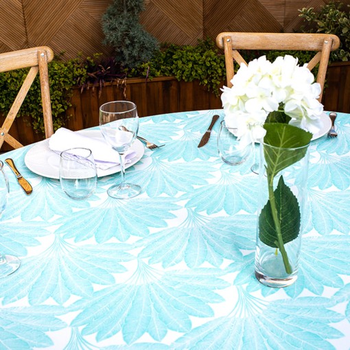 mantel de restauración estampado