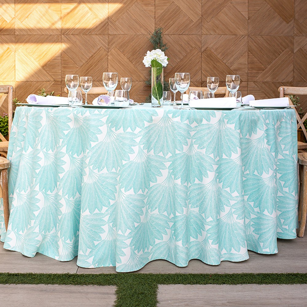 mantel de restauración estampado