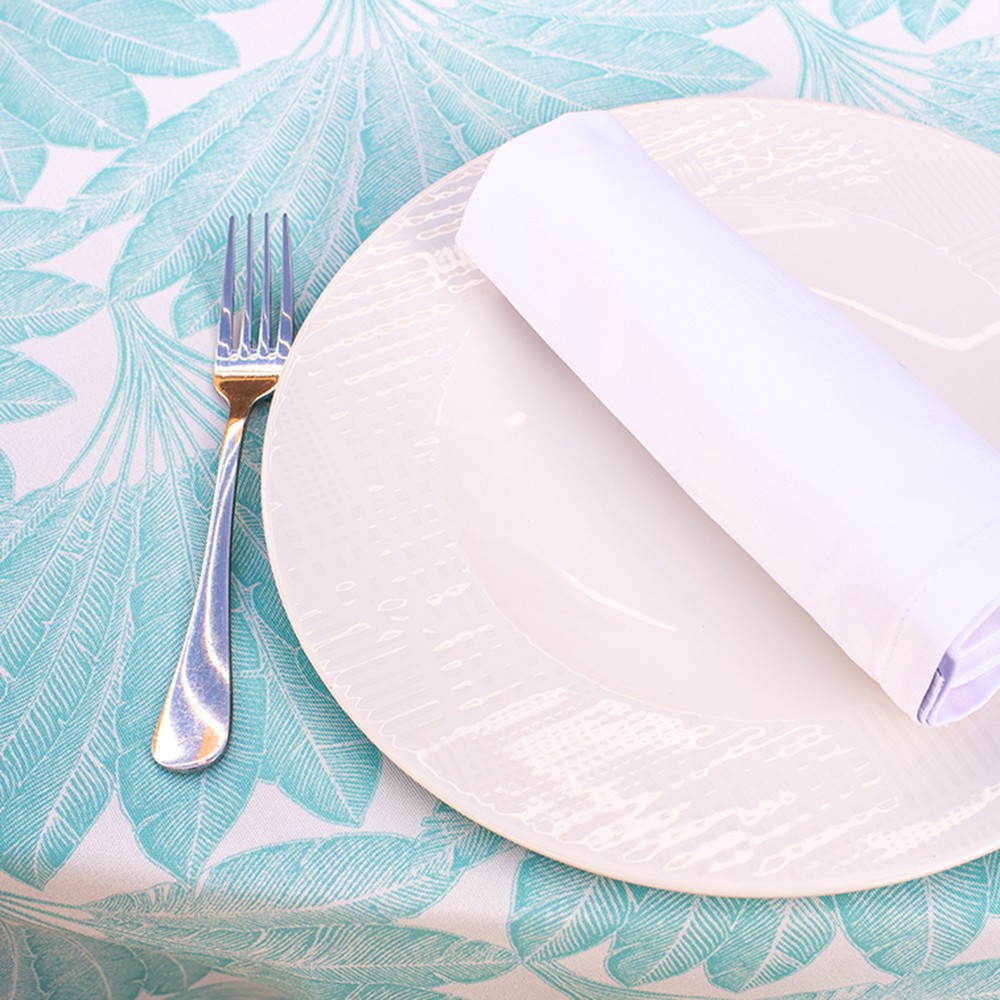 mantel de restauración estampado