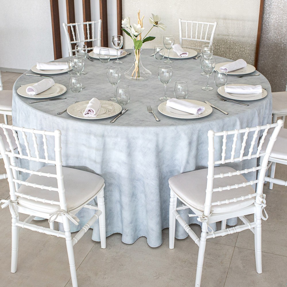 mantel estampado en poliéster