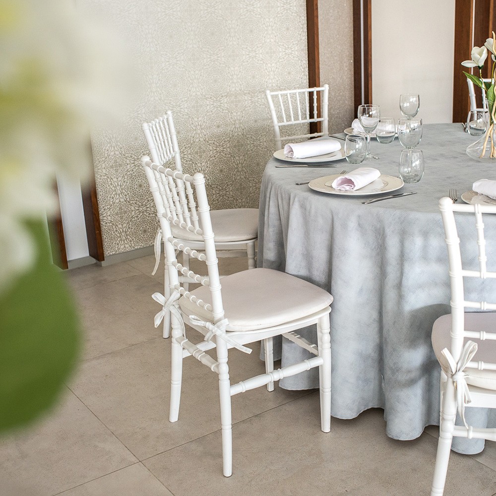 mantel estampado en poliéster