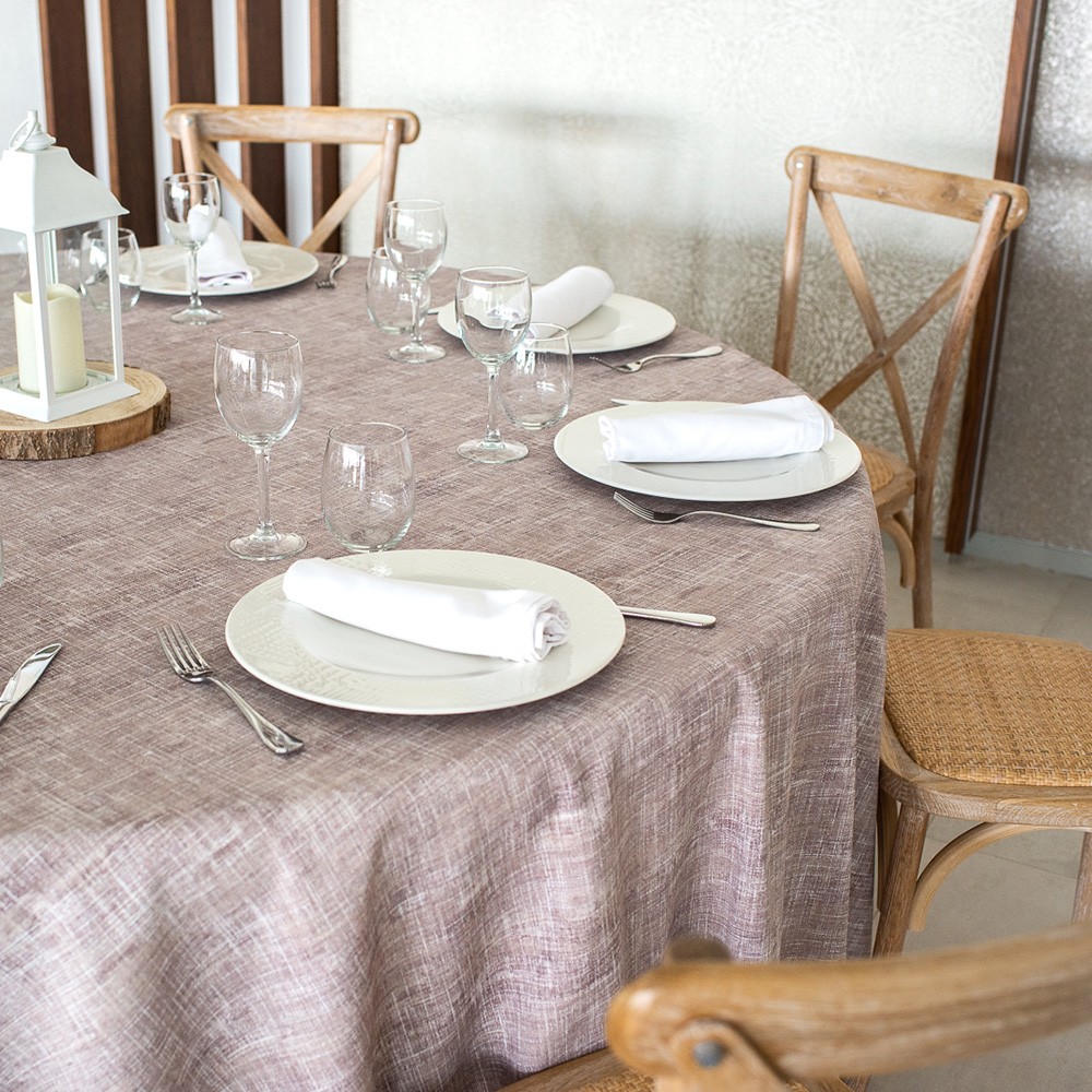 manteles estampados en poliéster