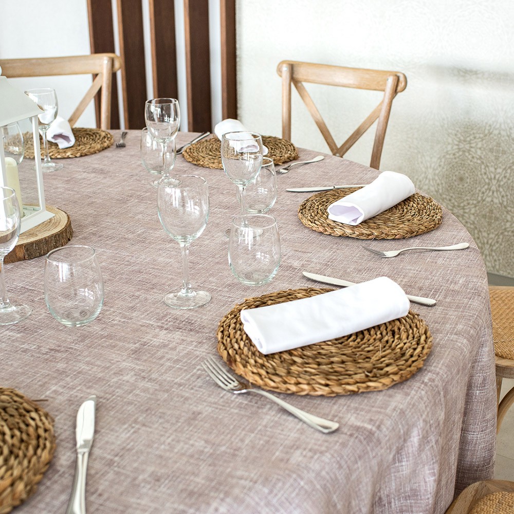 manteles estampados en poliéster