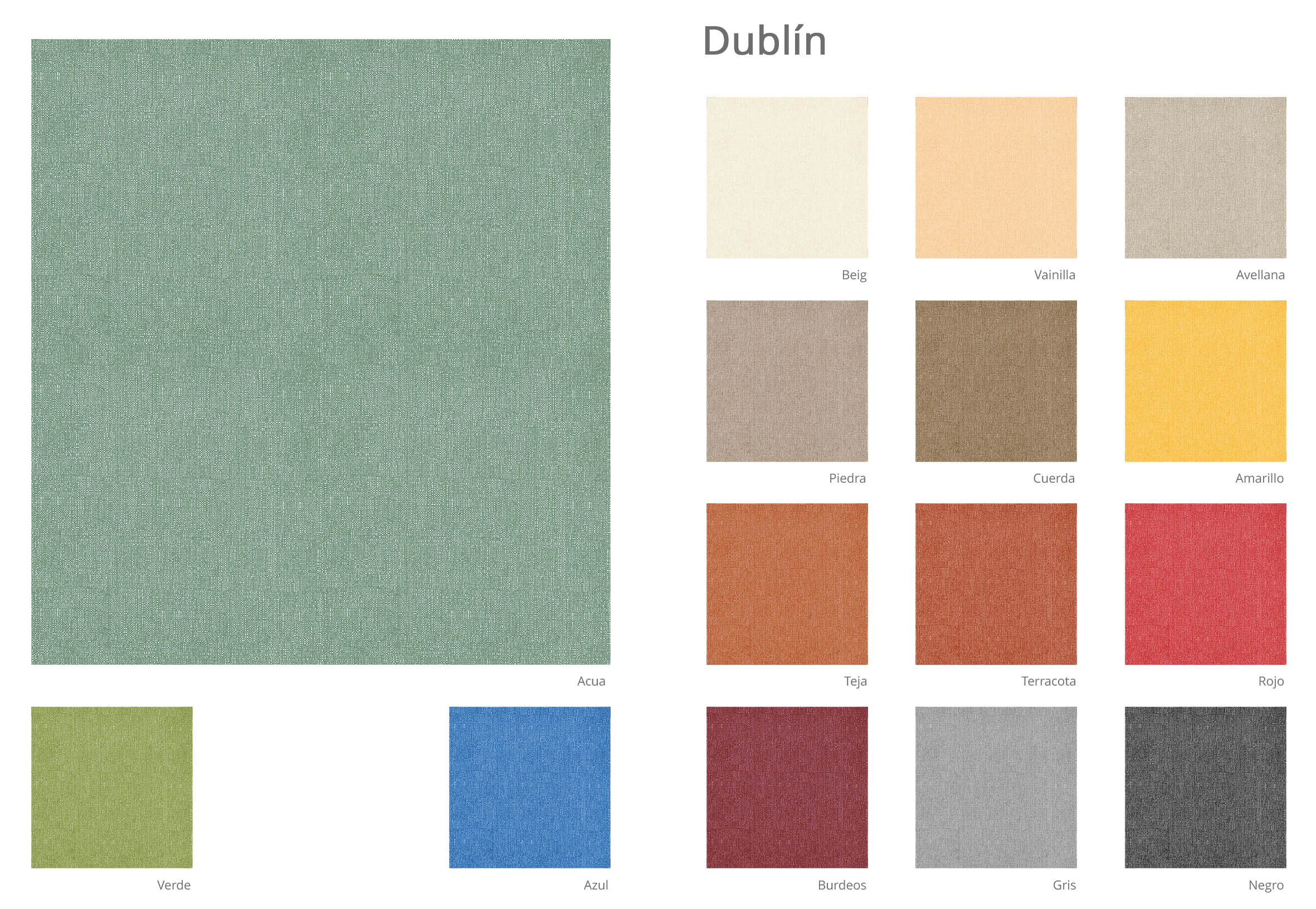 Tejido Dublin Colores