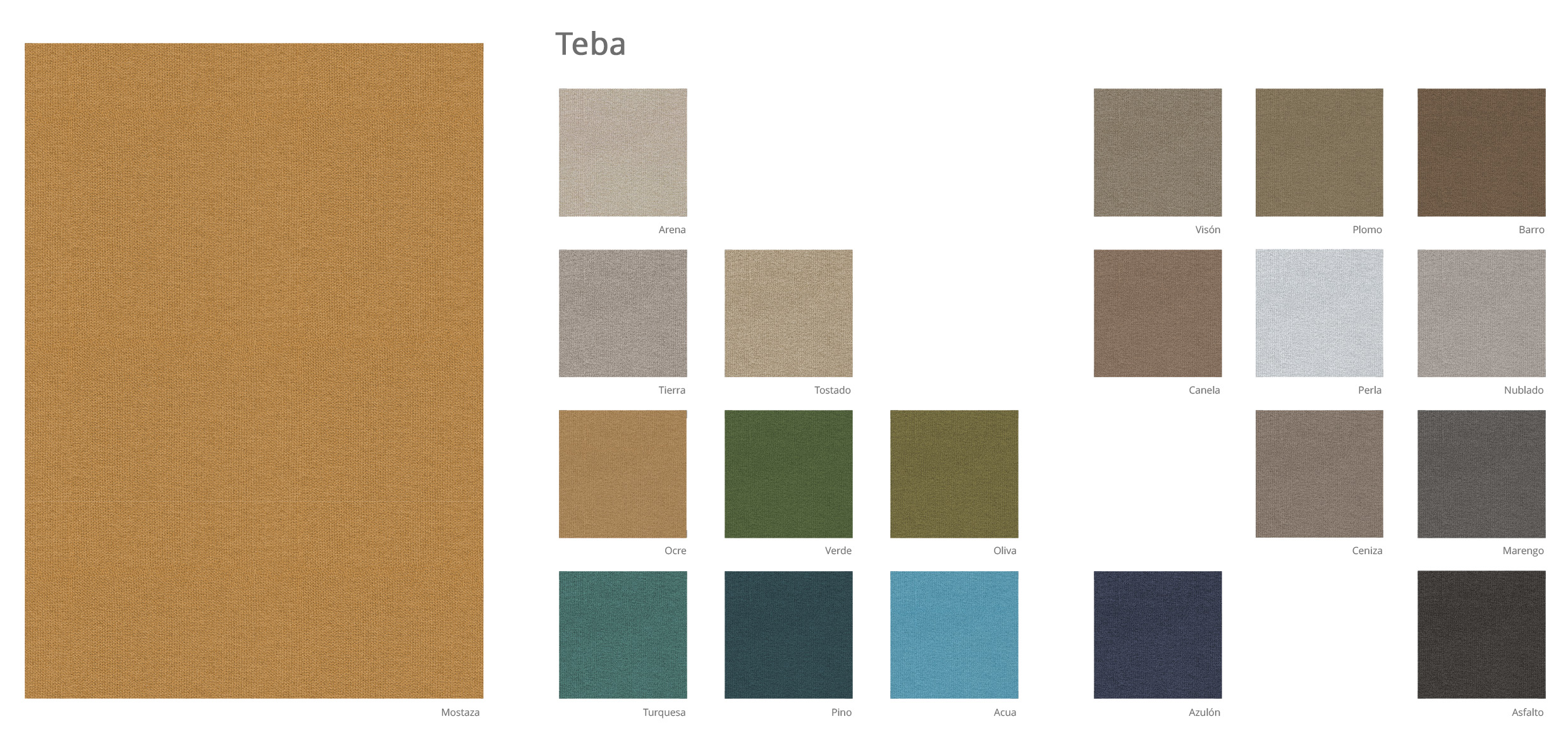 Oscurante Teba Colores