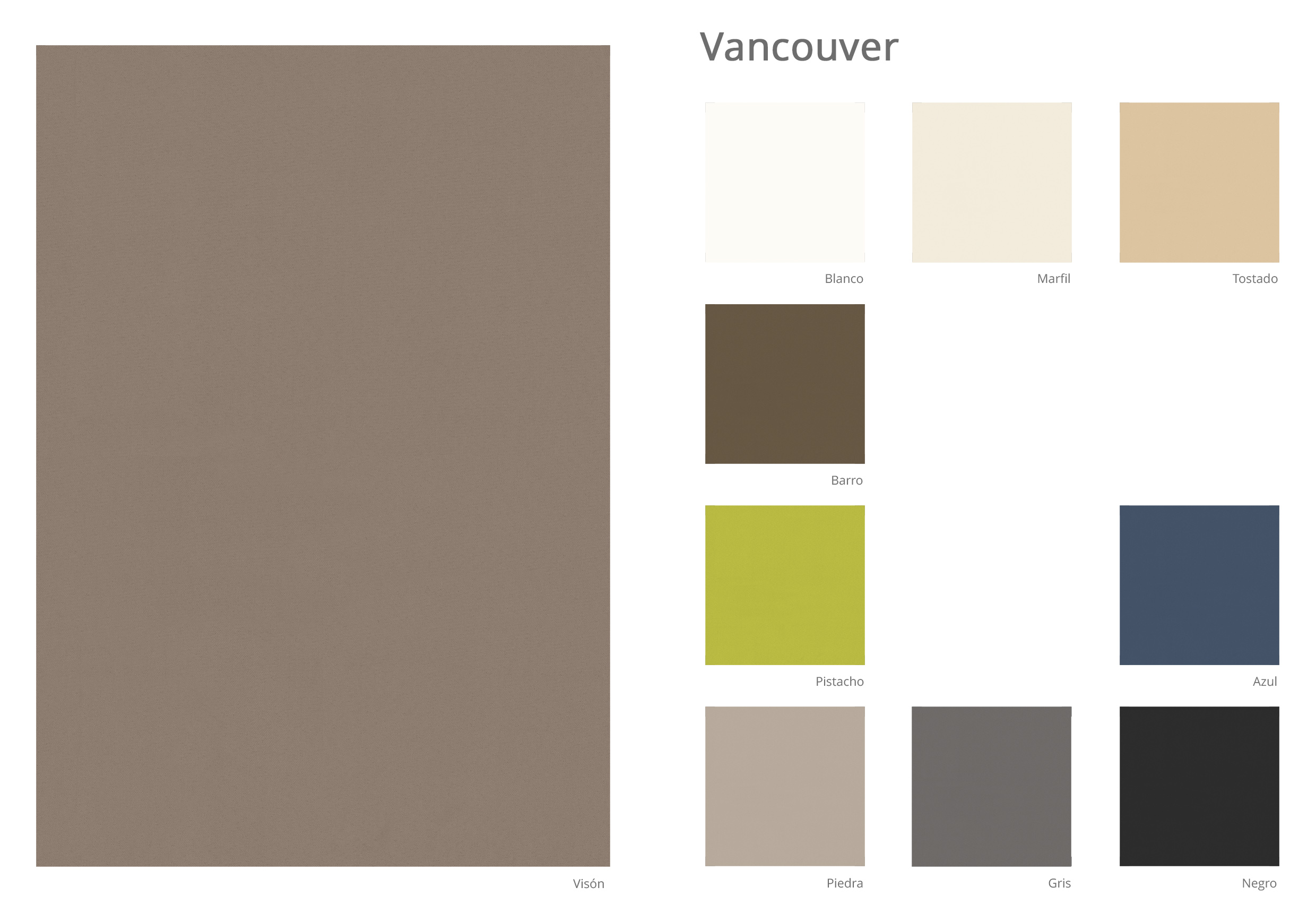 Blackout Vancouver Colores