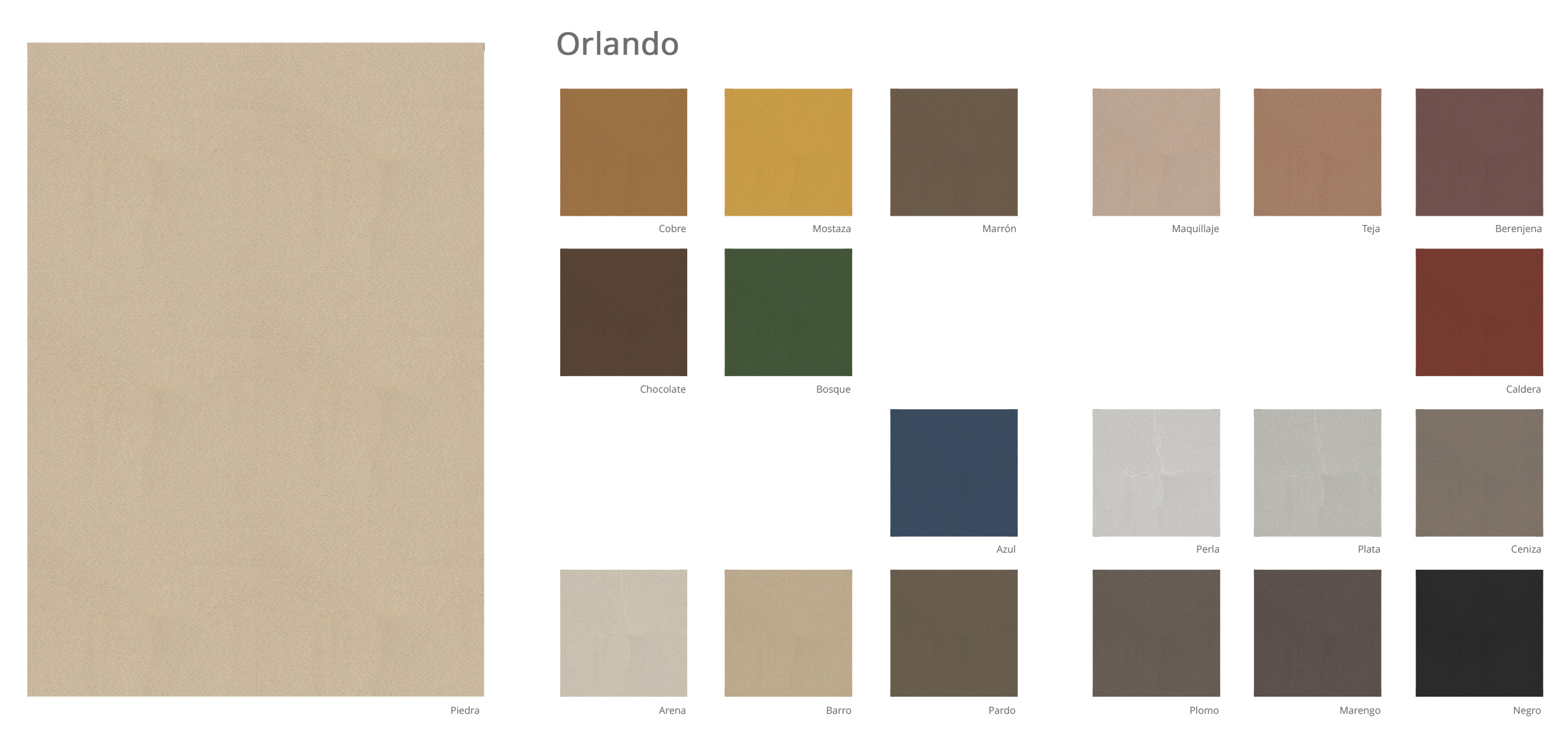 Ocurante Ignífugo Orlando Colores