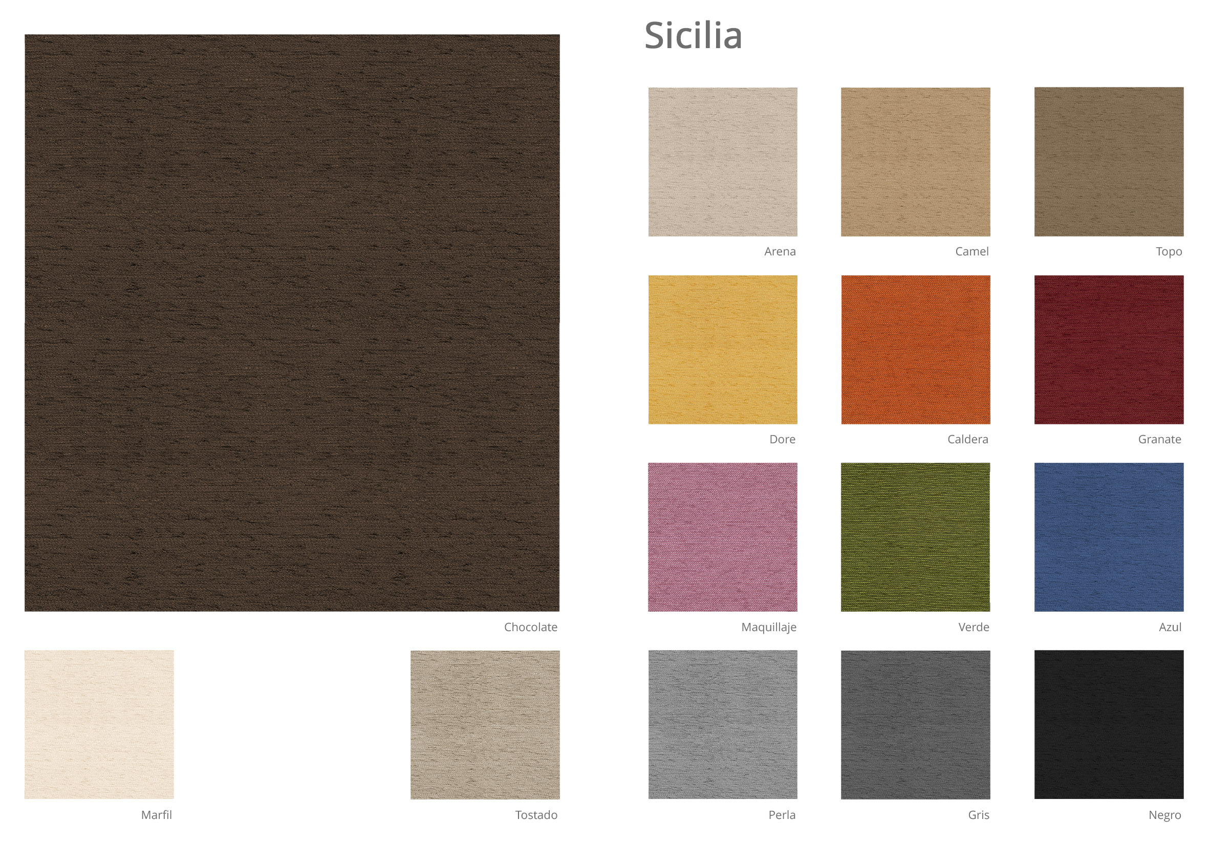 Chenilla Sicilia Colores