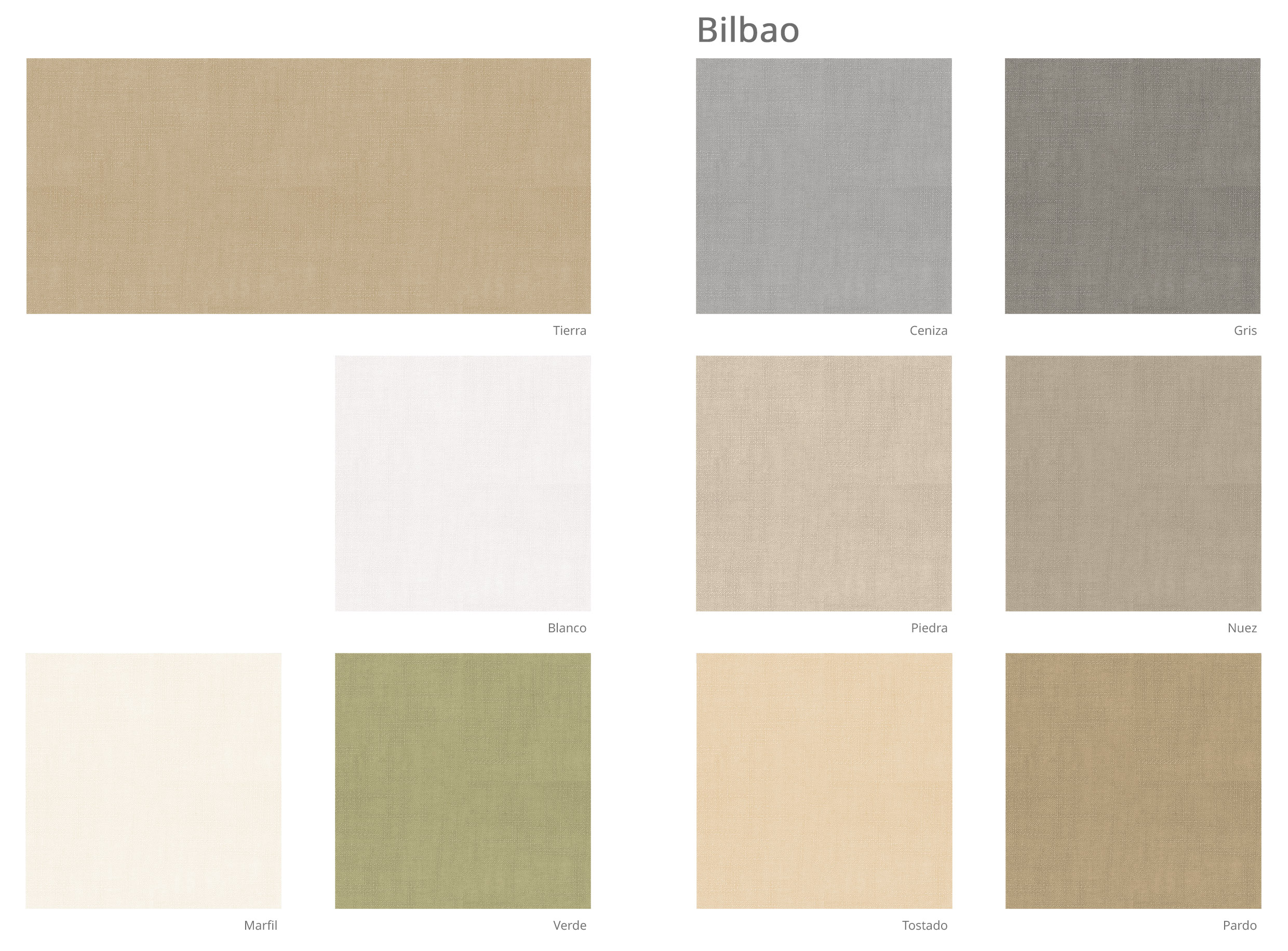 Visillo Ignífugo Bilbao Colores