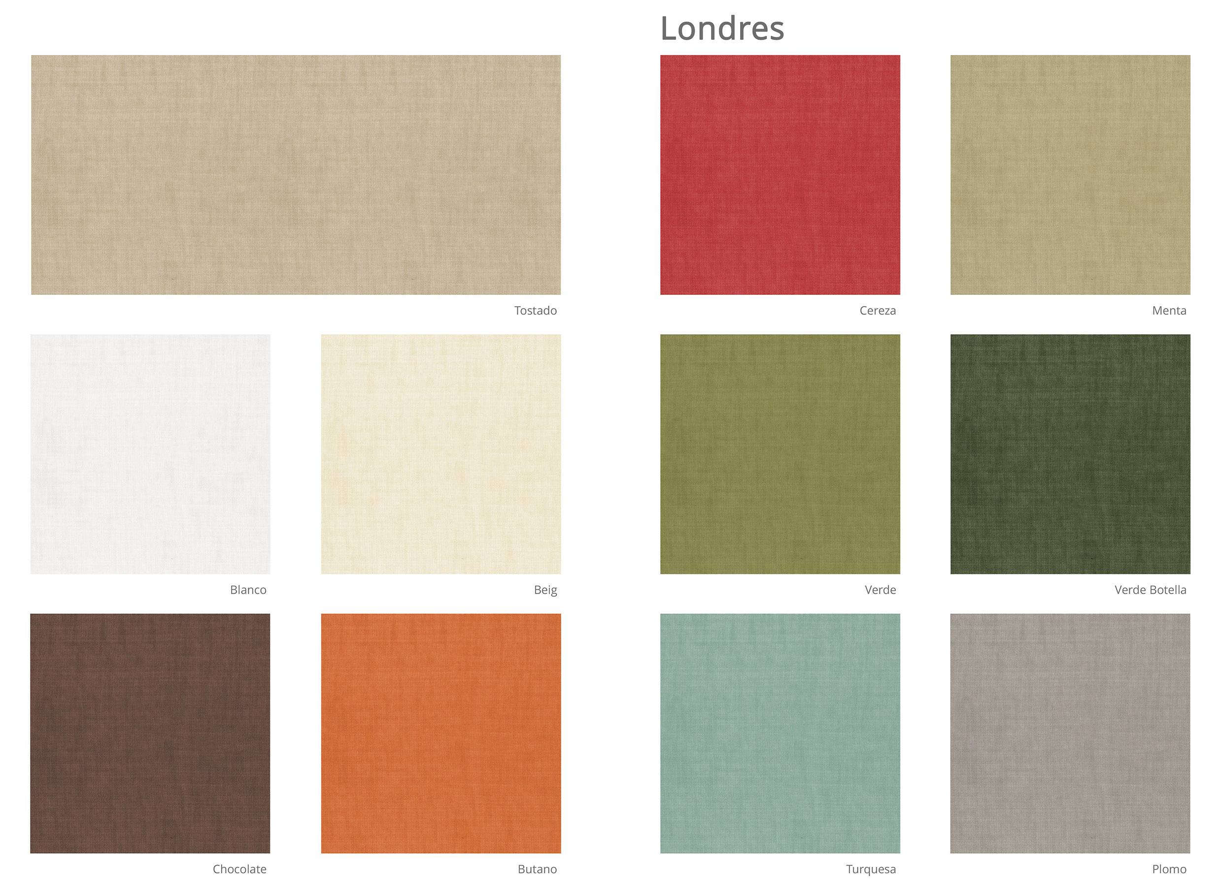 Visillo Londres Colores