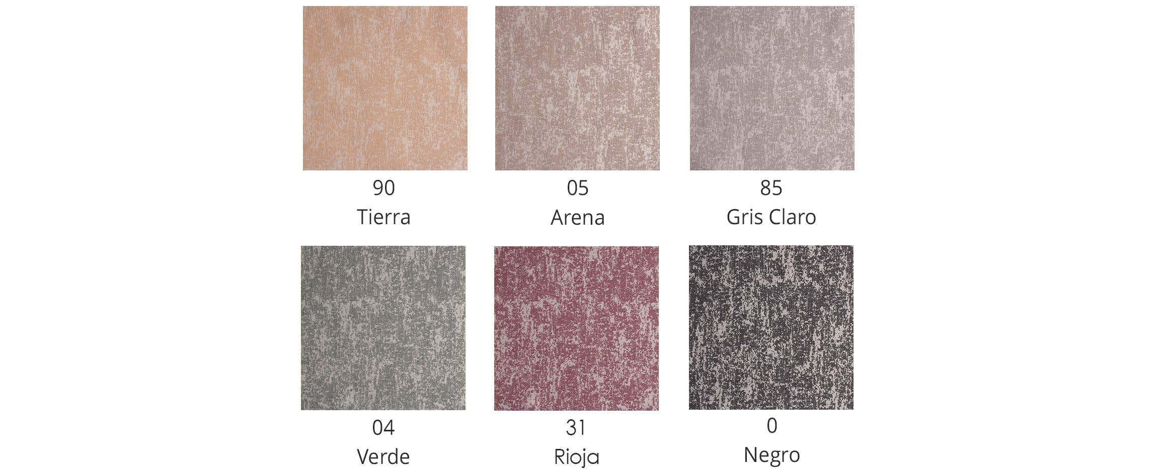 Colores mantel jacquard Segre