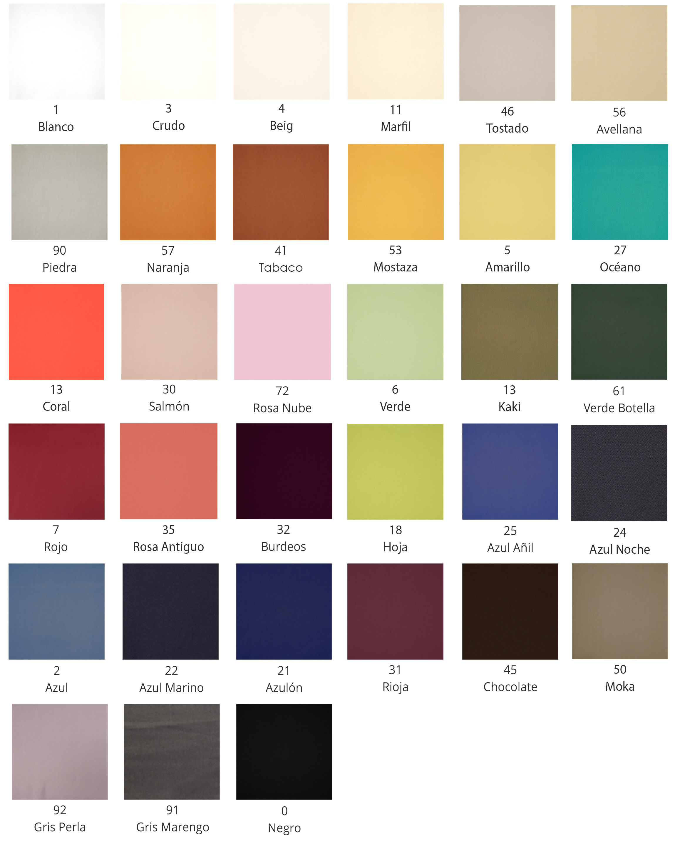 Colores Saten Guadiana
